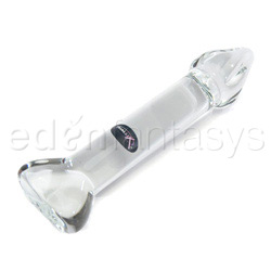 Glass dildo - Baby juicer glass dildo wand