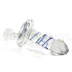 Dichroic juicer with rotator plate glass dildo