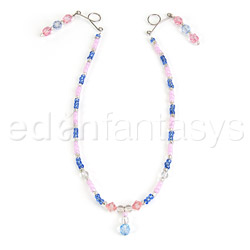 Nipple Jewelry Beaded chain nipple huggers