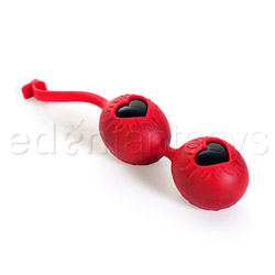 Vaginal exerciser, Vaginal ball - Dare devils (Black / Red)