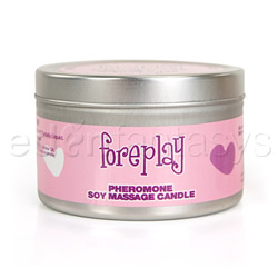 Pheromone soy massage candle Strawberries champagne