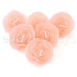 Candle - Floating roses (Orange)