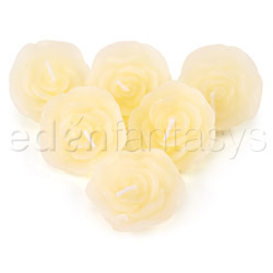 Candle - Floating roses (Yellow)