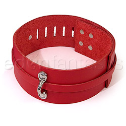 Bdsm collar - Bondage basics collar (Red)