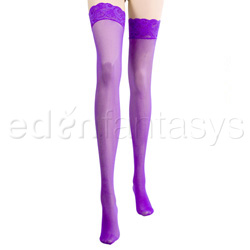 Thigh highs - Lace top thigh high