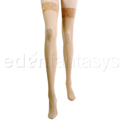 Sexy Stocking - Lace top stockings with backseam