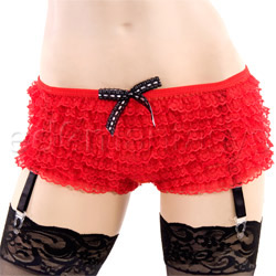 Sexy panty - Garter ruffle panty