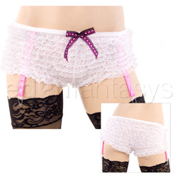 Sexy panty - Garter ruffle panty