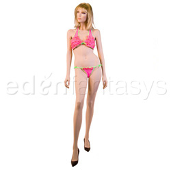 Bra And Panty Set - Ruffled bikini set