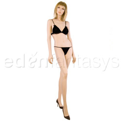 Bra And Panty Set - Ruffled bikini