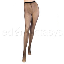 Backseam fishnet pantyhose