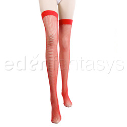 Thigh highs - Backseam fishnet thigh highs