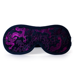 Blindfold - Silk whisper (Black / Purple)