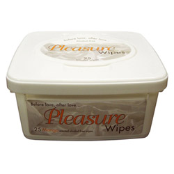 Adult Wipe - Pleasure wipes tub (Mango)