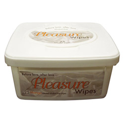 Pleasure wipes tub
