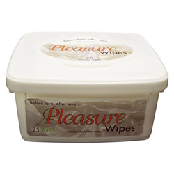 Adult Wipe - Pleasure wipes tub (Vanilla)