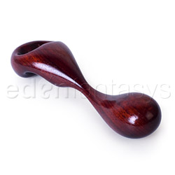 Dildo - Fling ergonomic two finger (Burgundy)