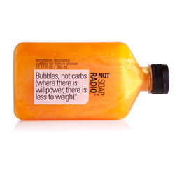 Bubbles and shower gel (Bubbles, not carbs)