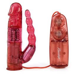 Double vibrator - Orgasmic double dipper (Red)