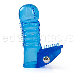 Penis sleeve - Vibrating pleasure sleeve (Blue)