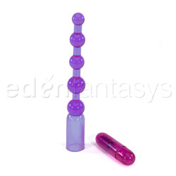 Anal Bead - Vibrating anal beads (Purple)