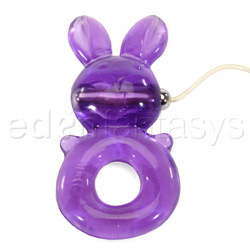 Rabbit clitoral stimulator (purple) - Cock ring