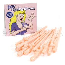 Gags Dicky sipping straws