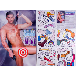 Pin the macho on the man!