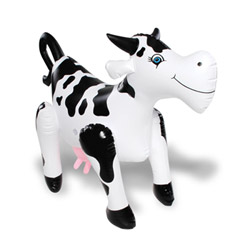 Elsie blow up cow