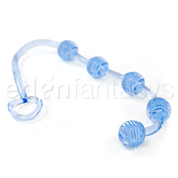 Anal Bead - Ringed body beads (Blue)