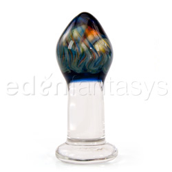 Glass Butt Plug - Rainbow plug