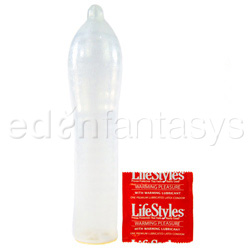 Condom, Male condom - Lifestyles warming pleasure 3 pack