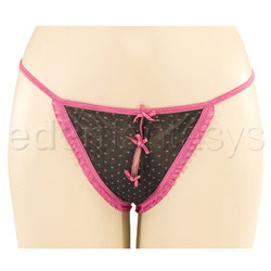 Buzz! Wireless vibrating panty (ribbons) - Female lingerie