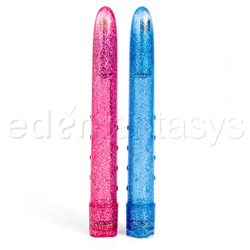 Glitter joystick massager