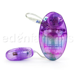Bullet vibrator - Lighted shimmers LED glider teaser (Purple)