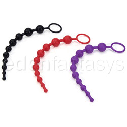 Anal Bead - Silicone X-10 beads (Black)