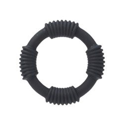Adonis Silicone Rings Hercules (Black)
