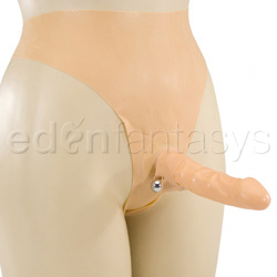 Panty Harness Wireless latex harness with slender penis