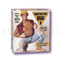 Construction man doll