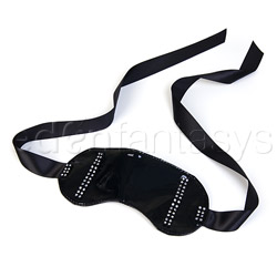 Blindfold Bound by diamonds ribbon eye mask