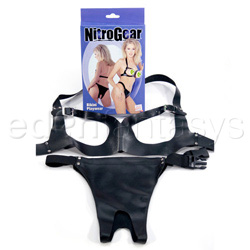 Open Bra And Crotchless Panty Set - Nitro bikini playwear