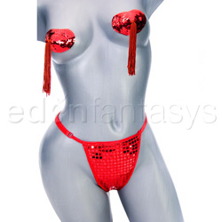 Panty And Pasties Set - Showgirl