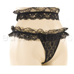 Sexy panty - Naughty nightwear choker w/panty