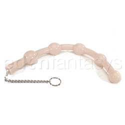 Anal Ball Colt Power balls small with metal link chain Beige