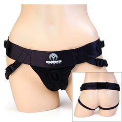 Double strap harness - SpareParts joque harness large (Black)