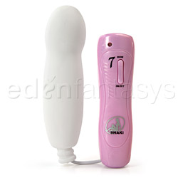 Bullet vibrator - Large soft bullet (Purple / White)