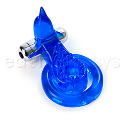 Cock And Balls Device Dolphin cock ring Blue