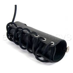 Cock And Balls Device - Lace up sheath