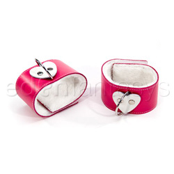 Ankle Cuff - Pink heart ankle restraints