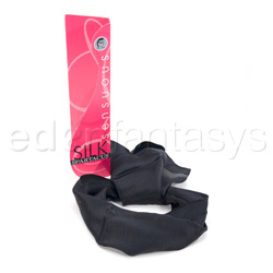 Blindfold - Black silk scarf